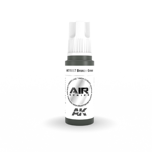 AK Interactive Air Series: Bronze Green Acrylic Paint 17ml 3rd Generation