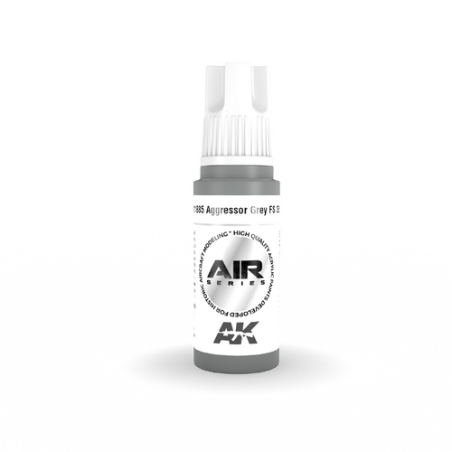 AK Interactive Air Series: Aggressor Grey FS 36251 Acrylic Paint 17ml 3rd Generation