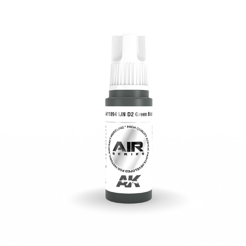 AK Interactive Air Series: IJN D2 Green Black Acrylic Paint 17ml 3rd Generation