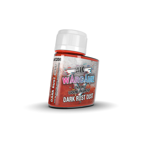 AK Interactive Wargame: Dark Rust Dust Enamel Liquid Pigment 35ml