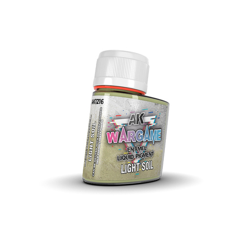 AK Interactive Wargame: Light Soil Enamel Liquid Pigment 35ml