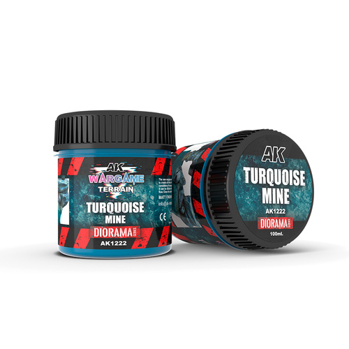 AK Interactive Wargame: Turquoise Mine Terrain Paste 100ml