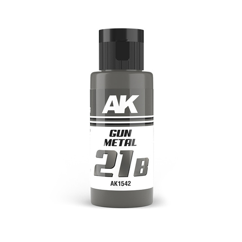 AK Interactive Dual Exo 21B - Gun Metal  60ml