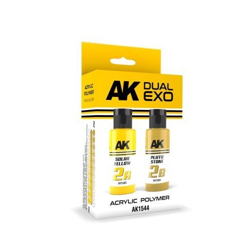 AK Interactive Dual Exo Solar Yellow & Pluto Stone Paint Set