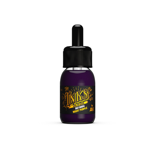 AK Interactive The INKS: Night Purple 30ml Acrylic Ink