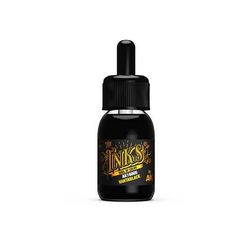 AK Interactive The INKS: Vantablack 30ml Acrylic Ink