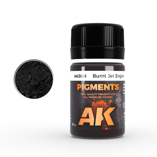 AK Interactive Weathering: Burnt Jet Engine 35ml Pigment