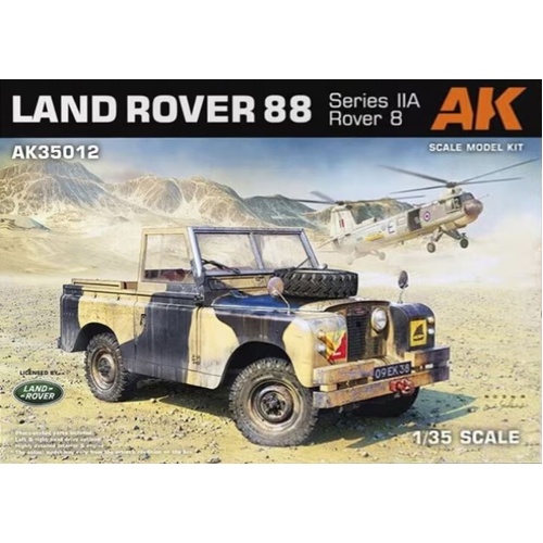 AK Interactive 1/35 Land Rover 88 Series IIA Rover 8 Plastic Model Kit