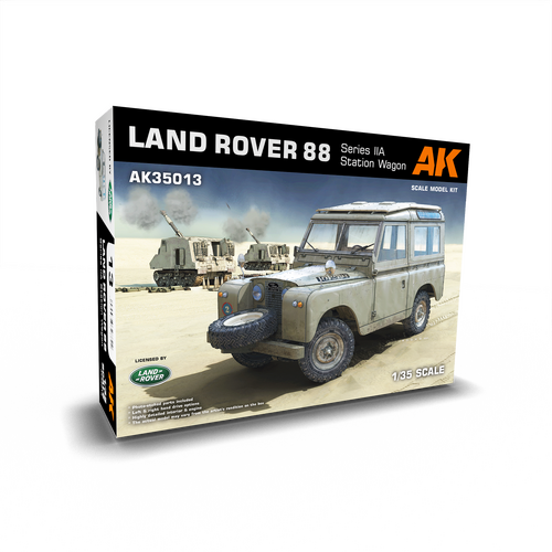 AK Interactive 1/35 Land Rover 88 Series IIA -Station Wagon Plastic Model Kit