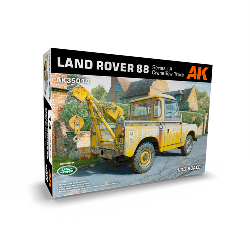 AK Interactive 1/35 Land Rover 88 Series IIA -Crane / Tow Truck Plastic Model Kit