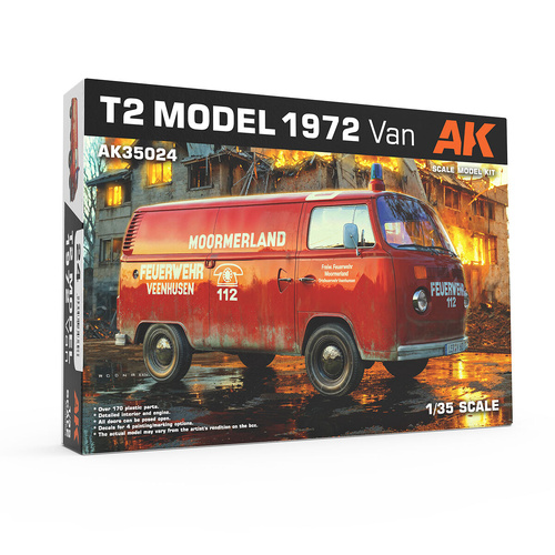 AK Interactive 1/35 T2 Model 1972 VAN Plastic Model Kit