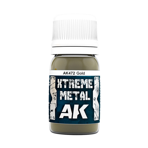 AK Interactive Xtreme Metal Gold Enamel Paint 30ml