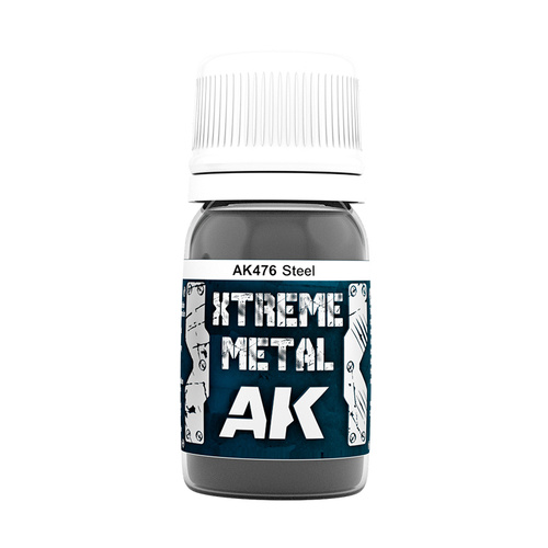 AK Interactive Xtreme Metal Steel Enamel Paint 30ml