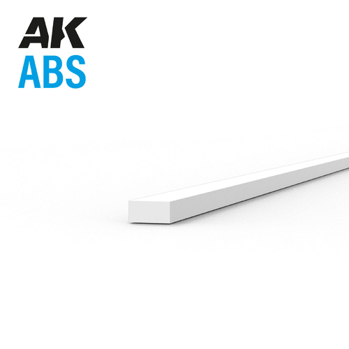 AK Interactive ABS Strips 0.50 x 1.00 x 350mm