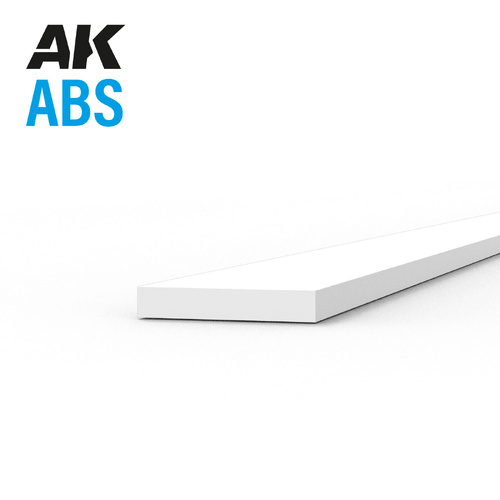 AK Interactive ABS Strips 0.50 x 3.00 x 350mm