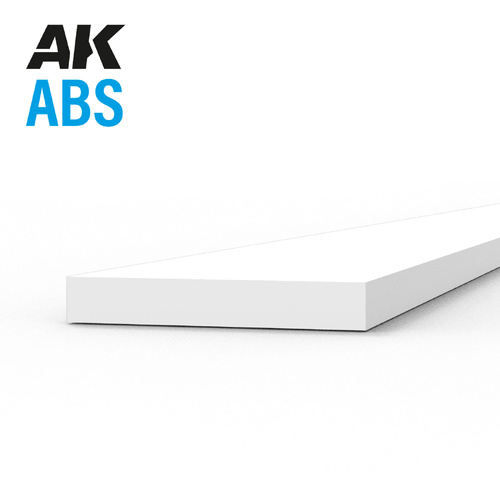 AK Interactive ABS Strips 0.75 x 5.00 x 350mm