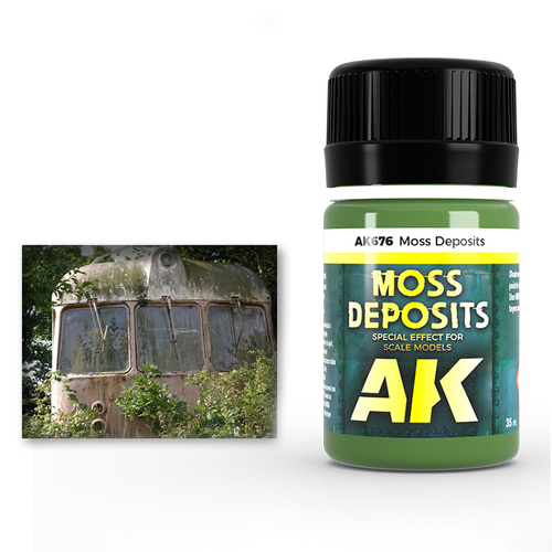 AK Interactive Weathering: Moss Deposit 35ml Enamel Paint