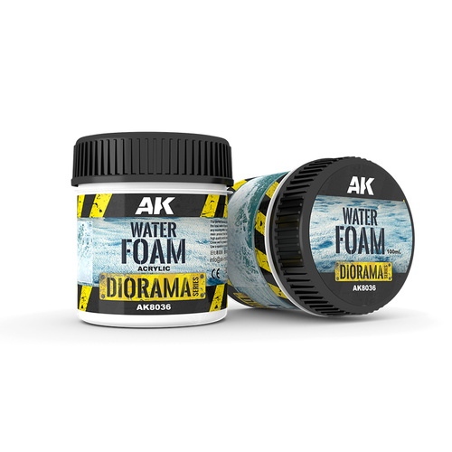 AK Interactive Dioramas: Water Foam - 100ml (Acrylic)