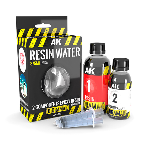 AK Interactive Dioramas: Resin Water 2-Components Epoxy Resin - 375ml