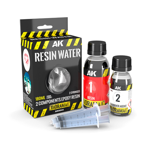 AK Interactive Dioramas: Resin Water 2-Components Epoxy Resin - 180ml