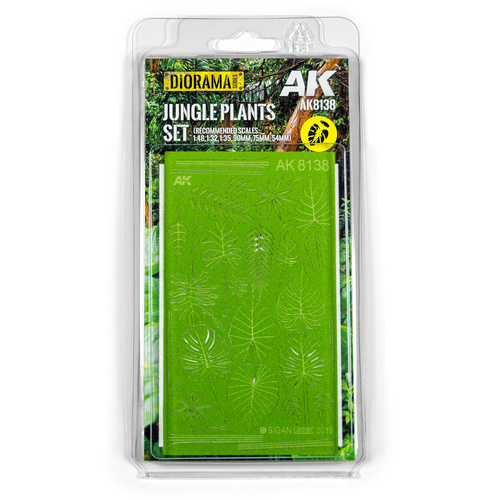 AK Interactive Dioramas: Jungle Plants Set