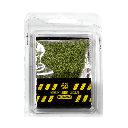 AK Interactive Dioramas: Birch Light Green Leaves - 28 mm. 1/72 (Bag 7g)