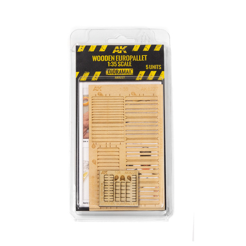 AK Interactive Laser Cut Wooden Europallet 1:35. 5 Units