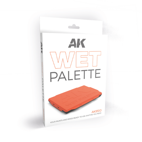 AK Interactive Wet Palette (Includes 40 papers sheets + 2 wipes)