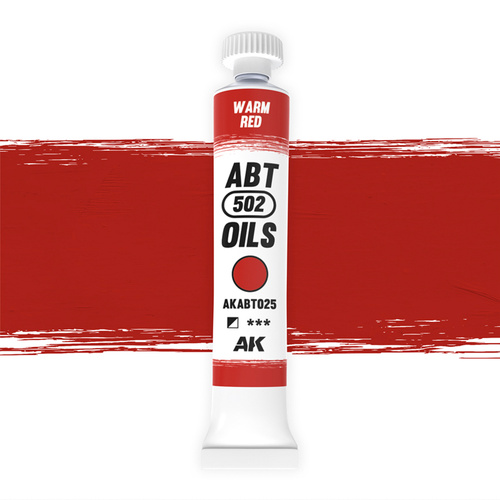 AK Interactive ABT 502: Warm Red 20ml Oil Paint