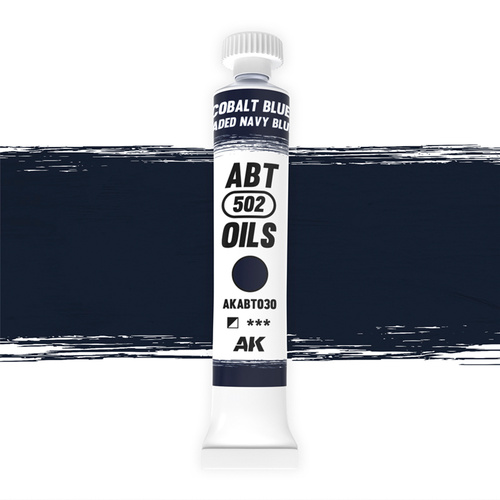 AK Interactive ABT 502: Cobalt Blue / Faded Navy Blue 20ml Oil Paint