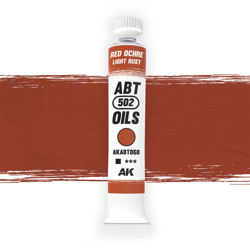 AK Interactive ABT 502: Red Ochre / Light Rust 20ml Oil Paint