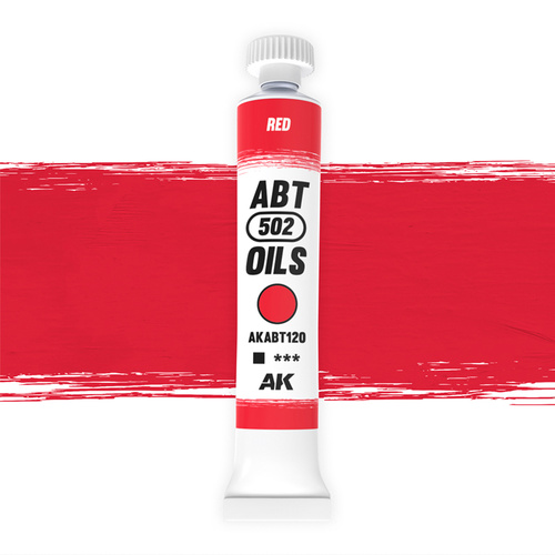 AK Interactive ABT 502: Red 20ml Oil Paint