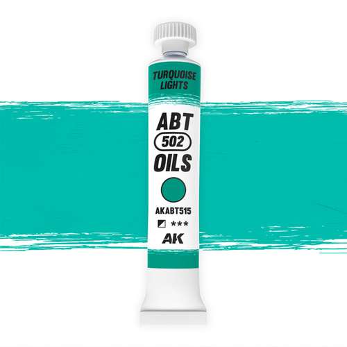 AK Interactive ABT 502: Turquoise Lights 20ml Oil Paint