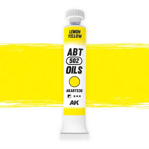 AK Interactive ABT 502: Lemon Yellow 20ml Oil Paint