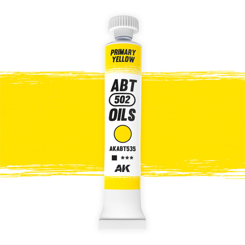 AK Interactive ABT 502: Primary Yellow 20ml Oil Paint