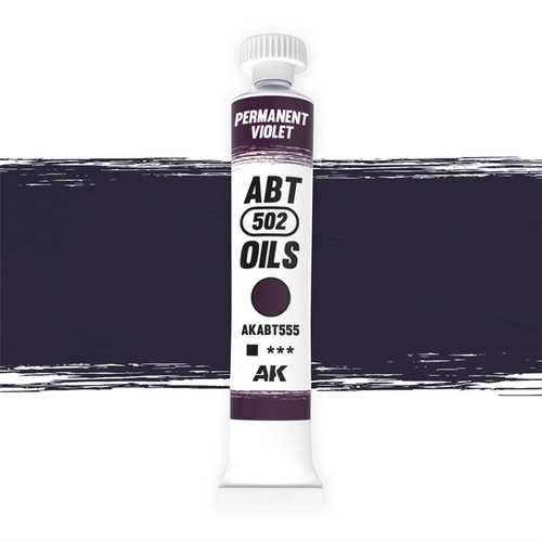 AK Interactive ABT 502: Permanent Violet 20ml Oil Paint