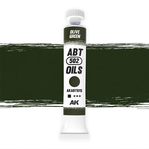 AK Interactive ABT 502: Olive Green 20ml Oil Paint