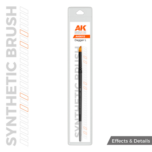 AK Interactive Synthetic Brush - Dagger L