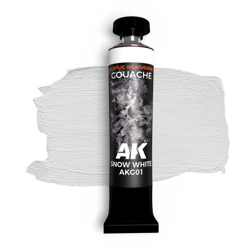 AK Interactive Gouache: Snow White - 20ml