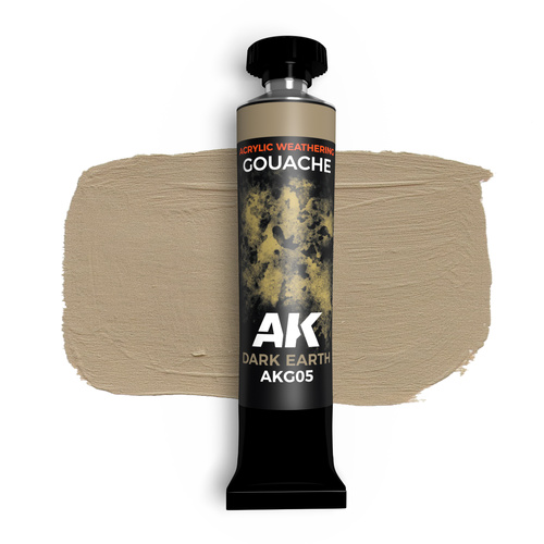 AK Interactive Gouache: Dark Earth - 20ml