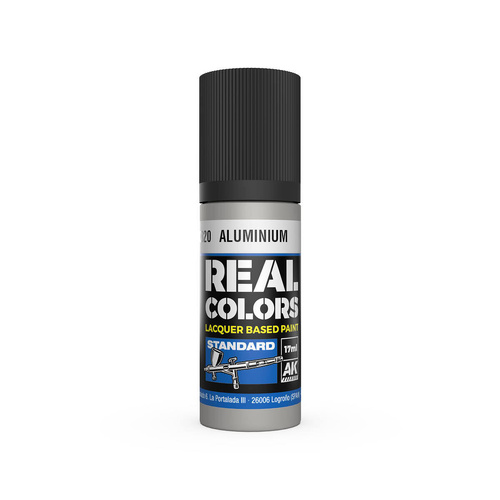 AK Interactive Real Colors: Aluminium - 17ml Lacquer Paint