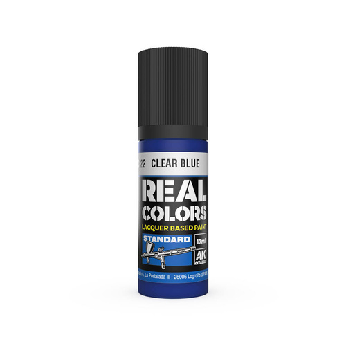 AK Interactive Real Colors: Clear Blue - 17ml Lacquer Paint