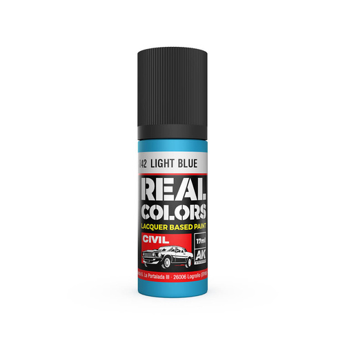 AK Interactive Real Colors: Light Blue - 17ml Lacquer Paint