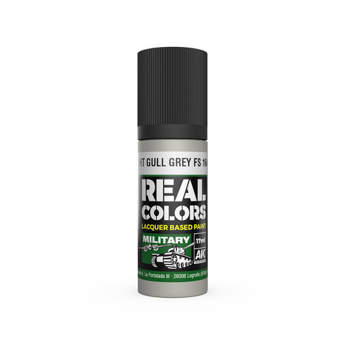 AK Interactive Real Colors: Light Gull Grey FS 16440 - 17ml Lacquer Paint