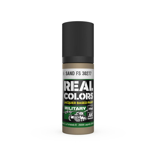 AK Interactive Real Colors: Sand FS 30277 - 17ml Lacquer Paint