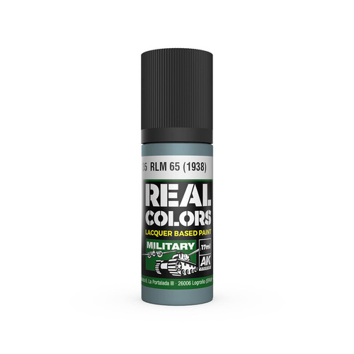 AK Interactive Real Colors: RLM 65 (1938) - 17ml Lacquer Paint