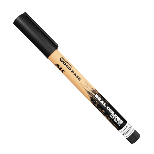 AK Interactive Real Colors Markers: Wood Base - Acrylic Paint Marker