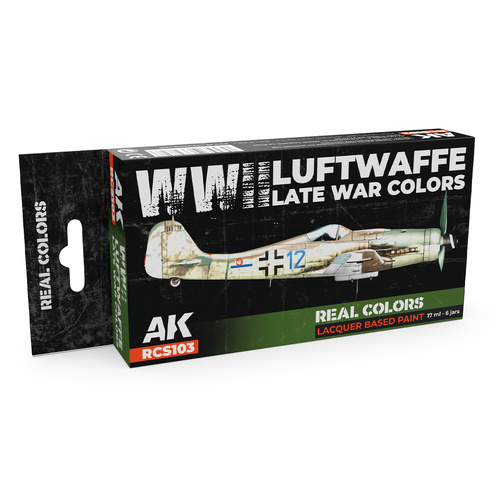 AK Interactive Real Colors Set: WWII Luftwaffe Late War Colours