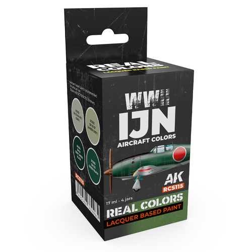 AK Interactive Real Colors Set: WWII IJN Aircraft Colours