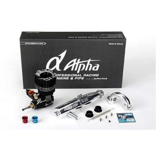 Alpha Dragon III .21 3P-Pre Broken-in engine Combo(EFRA2134 pipe)